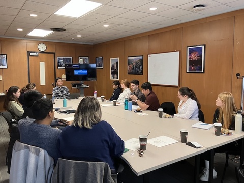 picture from the lab exchange event on March 6
